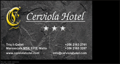 Desktop Screenshot of cerviolahotel.com